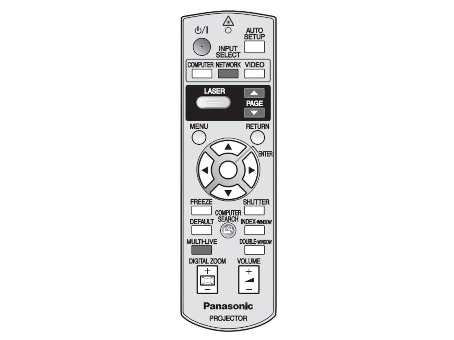 Originale telecomando di ricambio PANASONIC N2QAYB000158