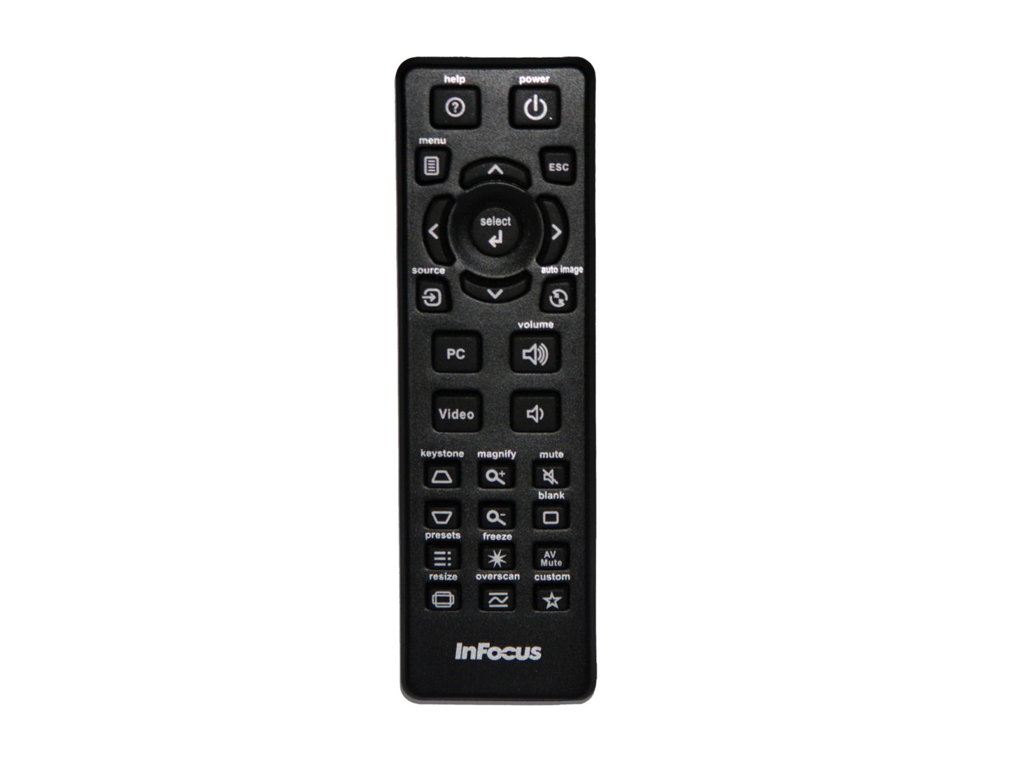 Originale telecomando di ricambio INFOCUS HW-NAVIGATOR-4, J8947-0319-00, PPREM005