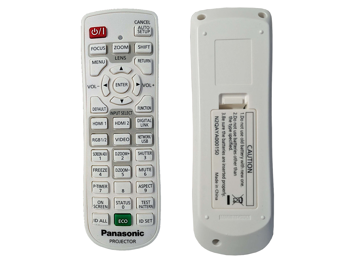 Originale telecomando di ricambio PANASONIC N2QAYA000150, N2QAYA000167, N2QAYA000204, N2QAYA000126, N2QAYA000119, N2QAYA000121, N2QAYA000228