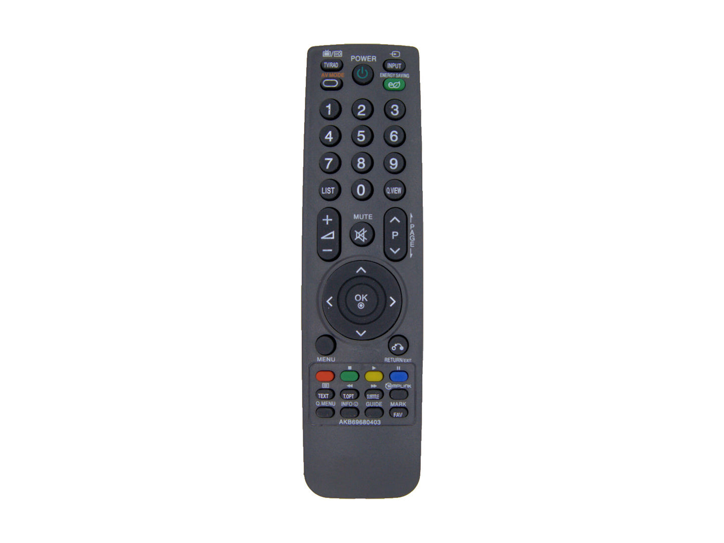 Compatibile telecomando di ricambio LG AKB69680403