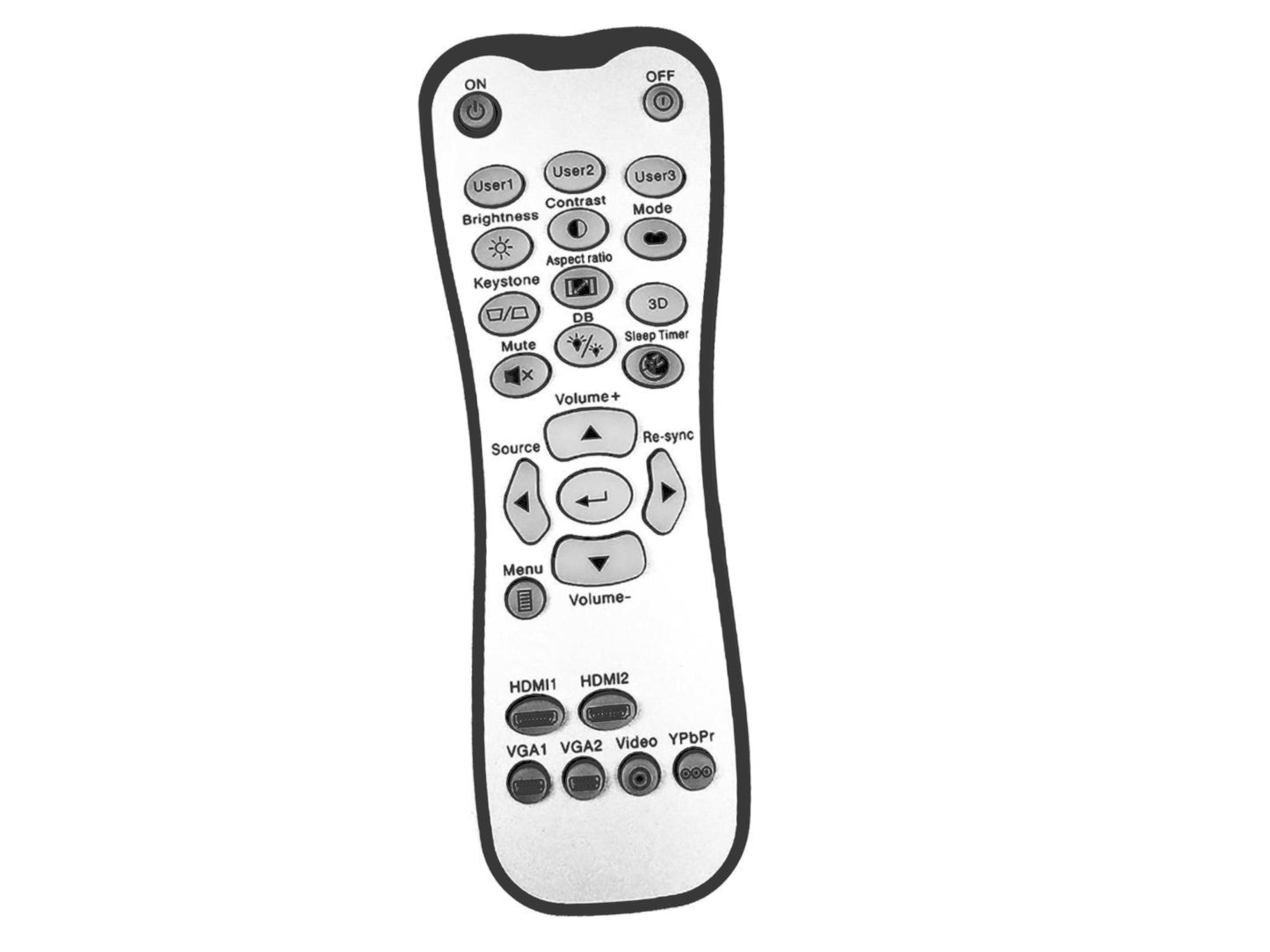 Originale telecomando di ricambio OPTOMA BR-3001B, 45.78V01G101, OP.45.78V01G101