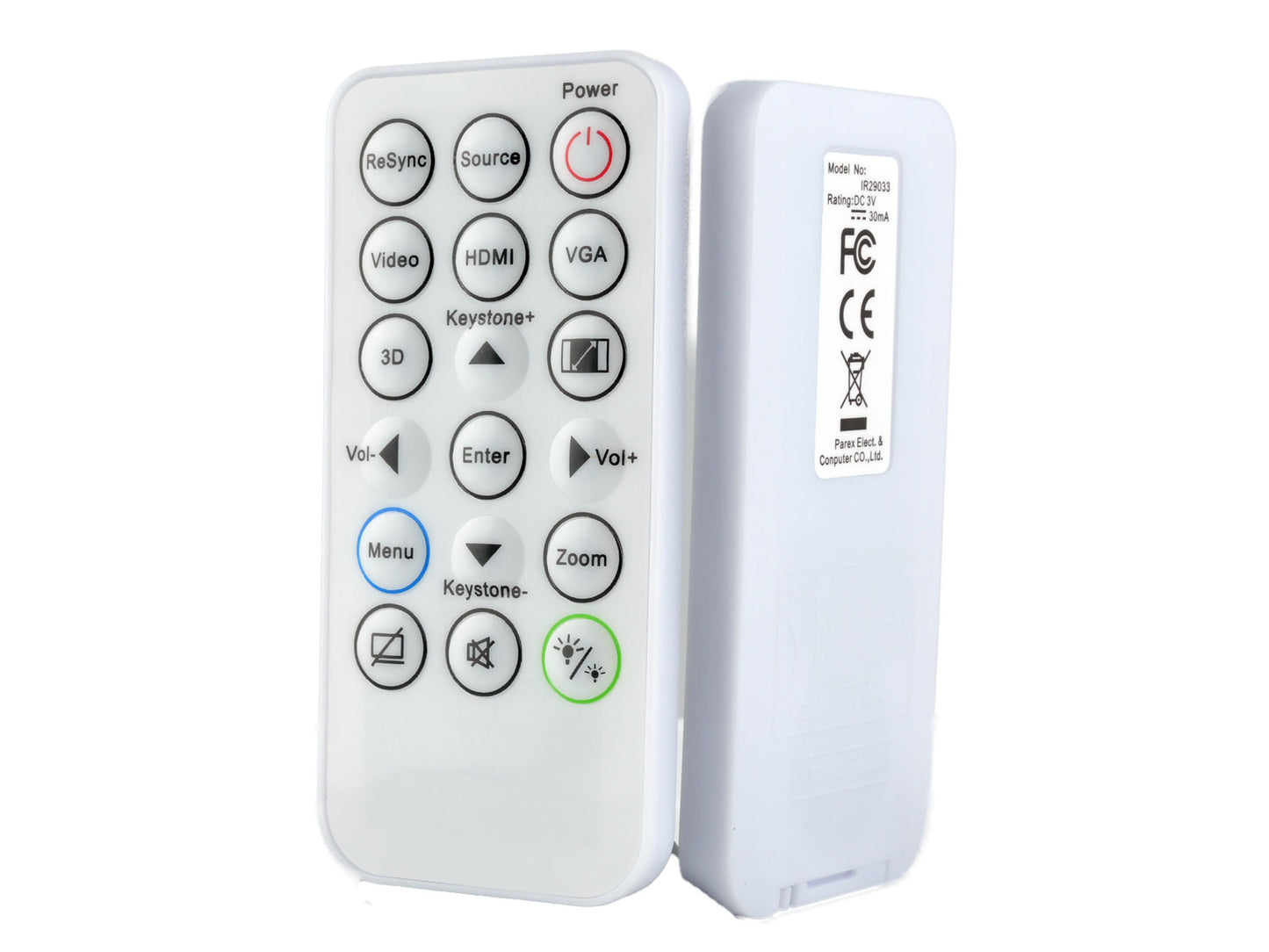 Compatibile telecomando di ricambio OPTOMA SP.8VH02GC01, IR29033, 45.8WQ01G001