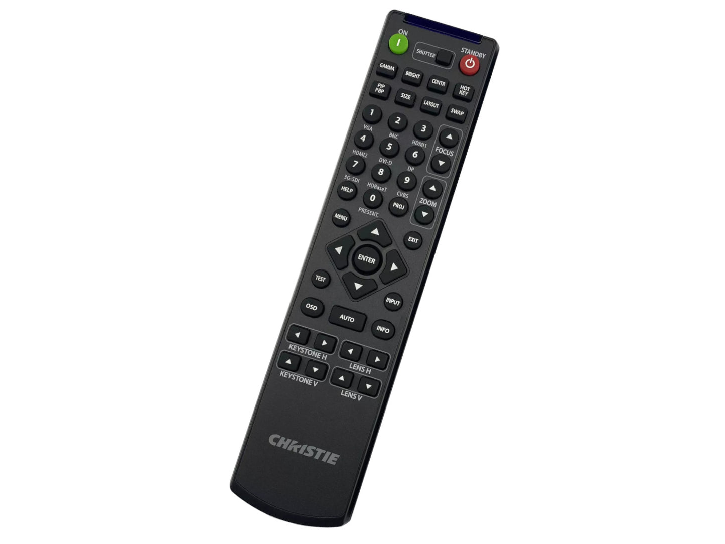 Originale telecomando di ricambio CHRISTIE 003-005238-XX, IR1081, H Series remote, 45.8RR01G002A