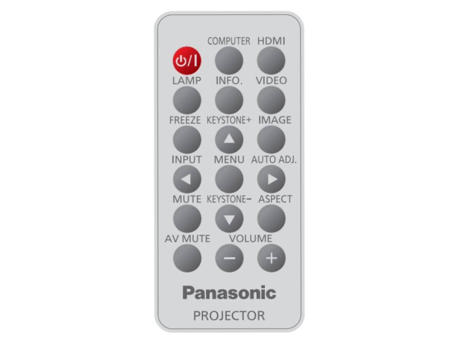 Originale telecomando di ricambio PANASONIC H458UB01G001