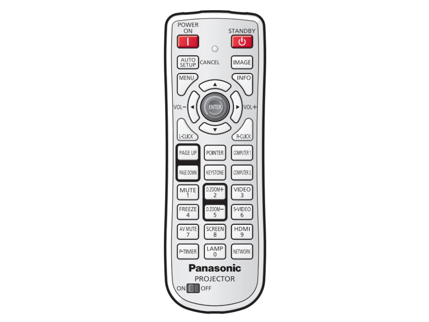 Originale telecomando di ricambio PANASONIC 6451056016, N2QAYA000047