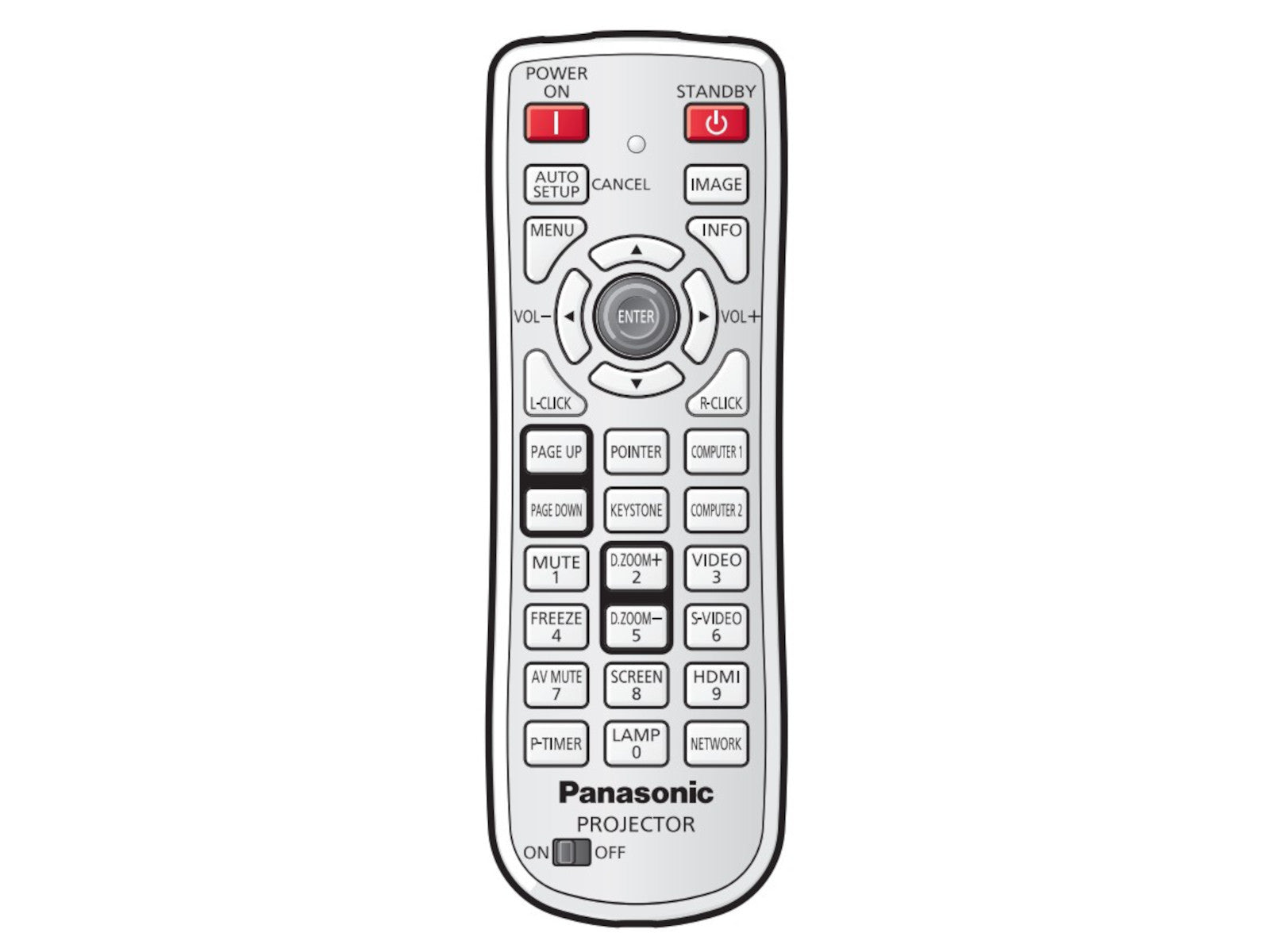 Originale telecomando di ricambio PANASONIC 6451056016, N2QAYA000047