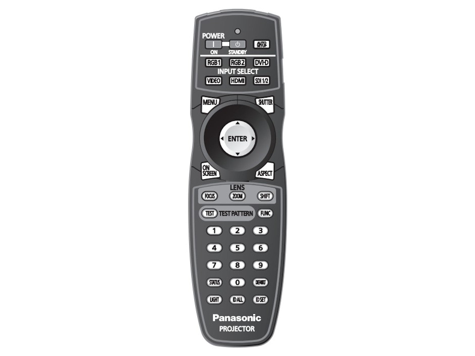 Originale telecomando di ricambio PANASONIC 2QB1DZ13K, SUB iQB1DZ13K, N2QAYB000769
