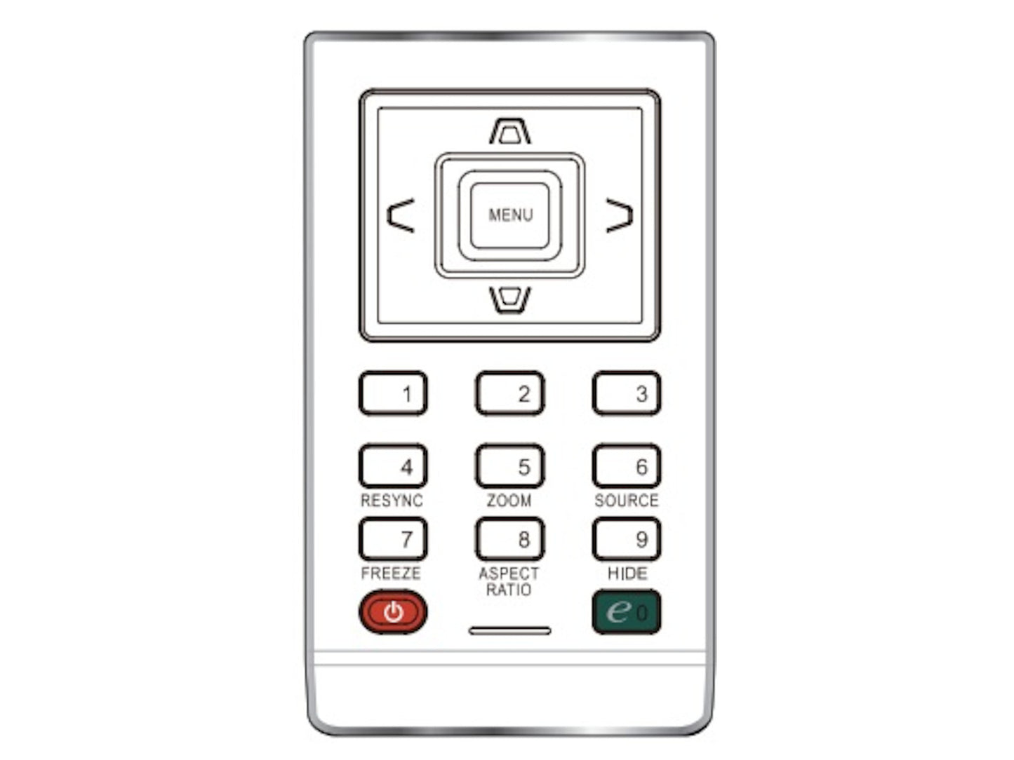 Compatibile telecomando di ricambio ACER VZ.K0100.002