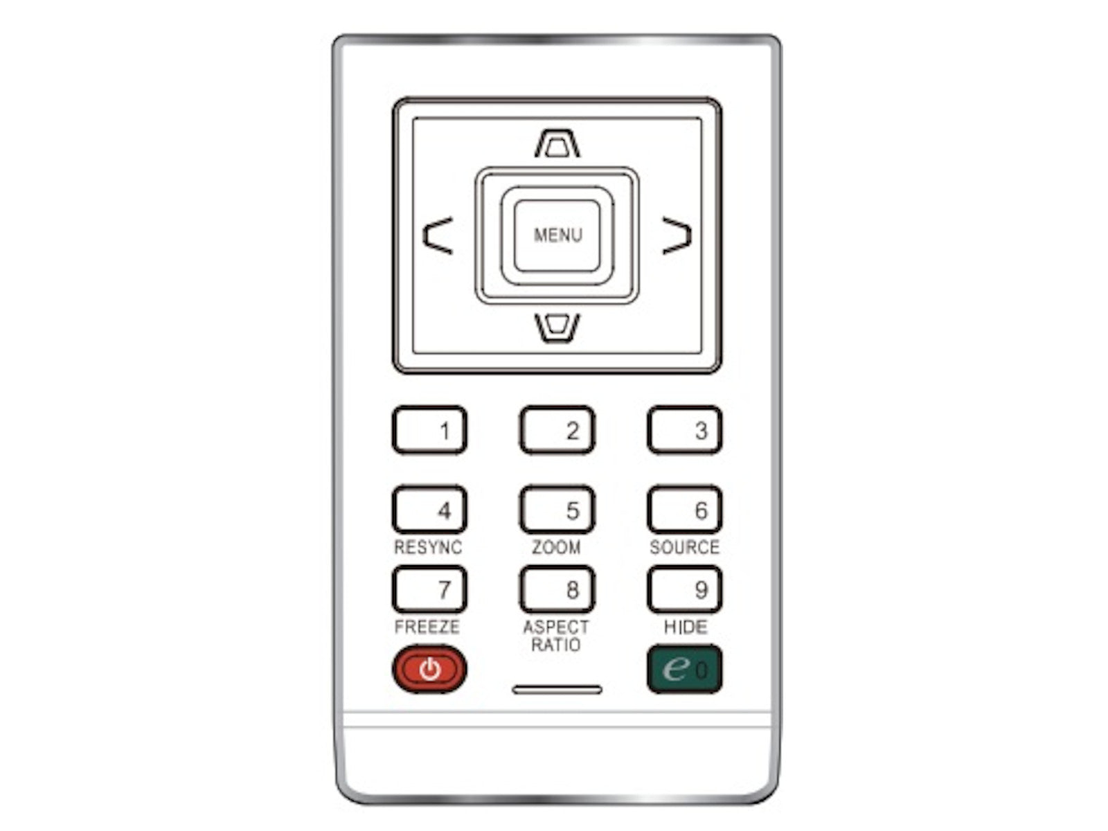 Compatibile telecomando di ricambio ACER VZ.K0100.002
