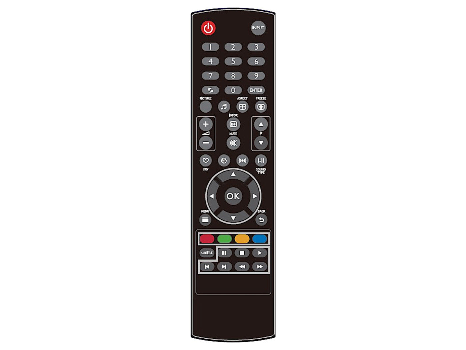 Originale telecomando di ricambio ACER 49.42S33.001, 4942S33001