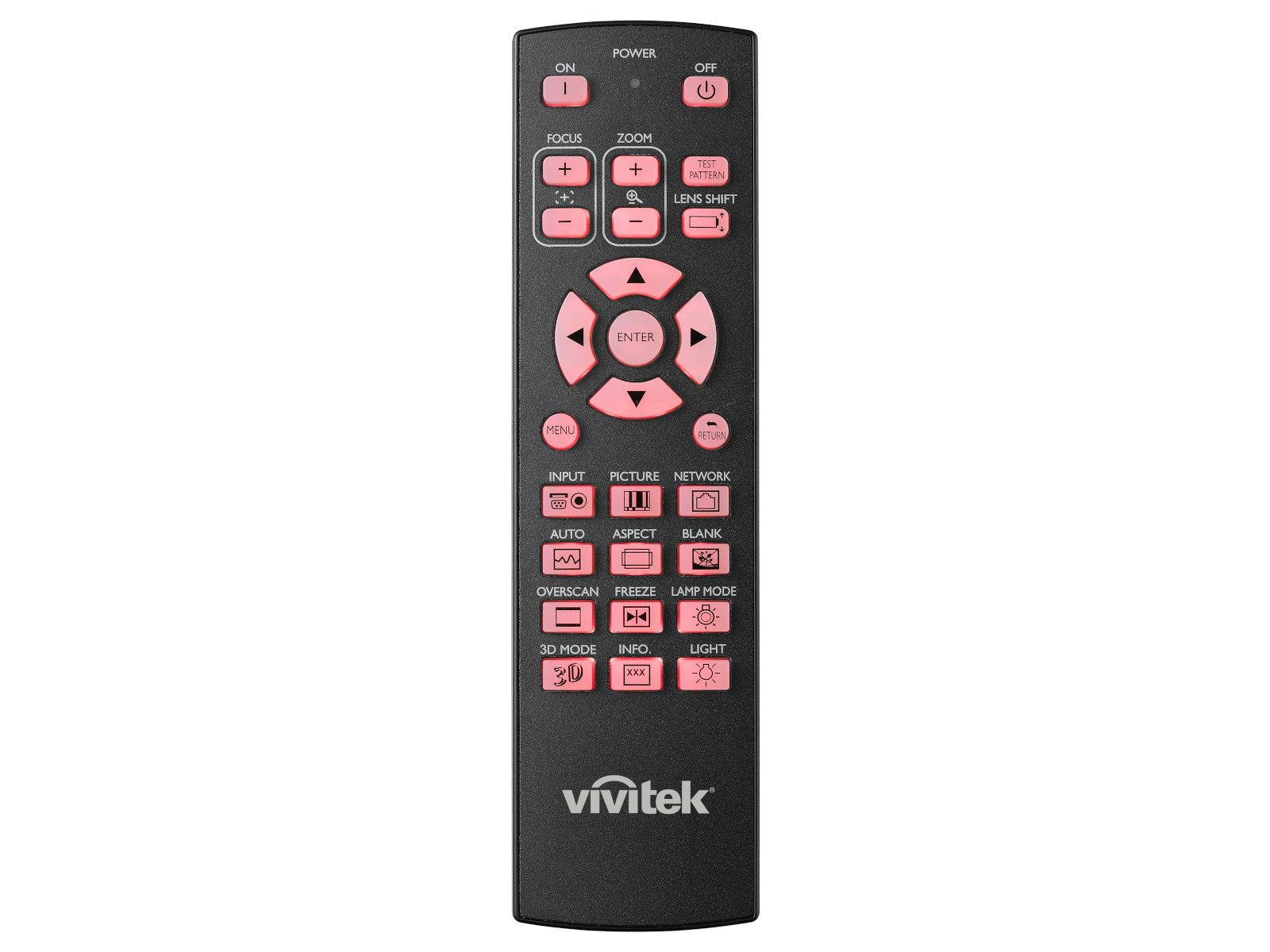 Originale telecomando di ricambio VIVITEK 5041842200