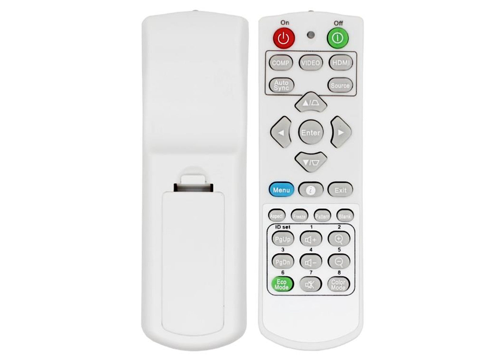 Compatibile telecomando di ricambio VIEWSONIC A-00010005, A-00010188, A-00010313, 5F.262J3.061, Q-3101