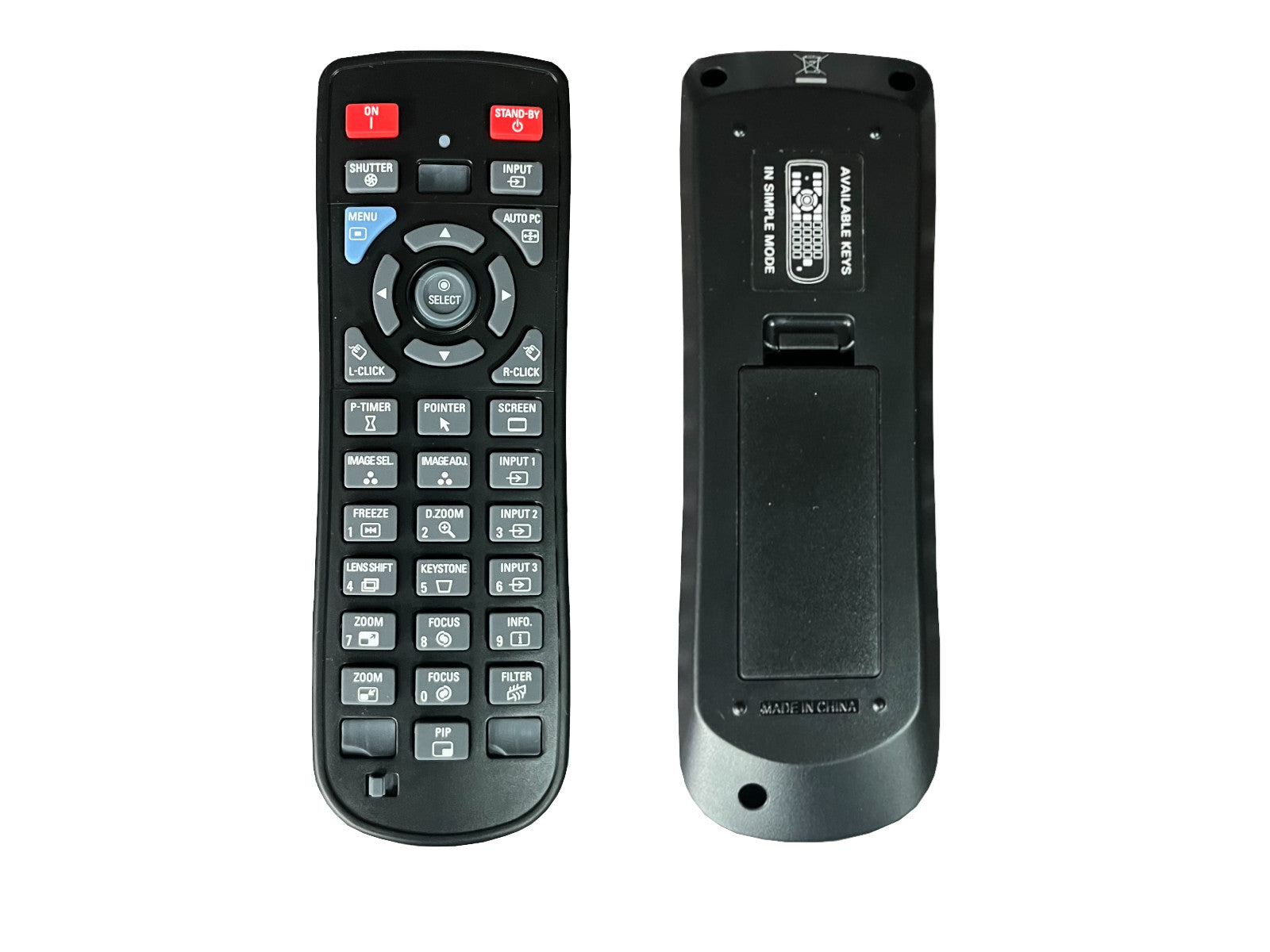 Compatibile telecomando di ricambio SANYO MXCB, 645 105 0816, MXDE