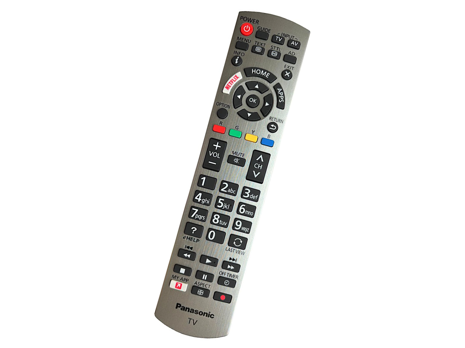 Originale telecomando di ricambio PANASONIC N2QAYB001189, SUB N2QAYB001178, N2QAYB001179