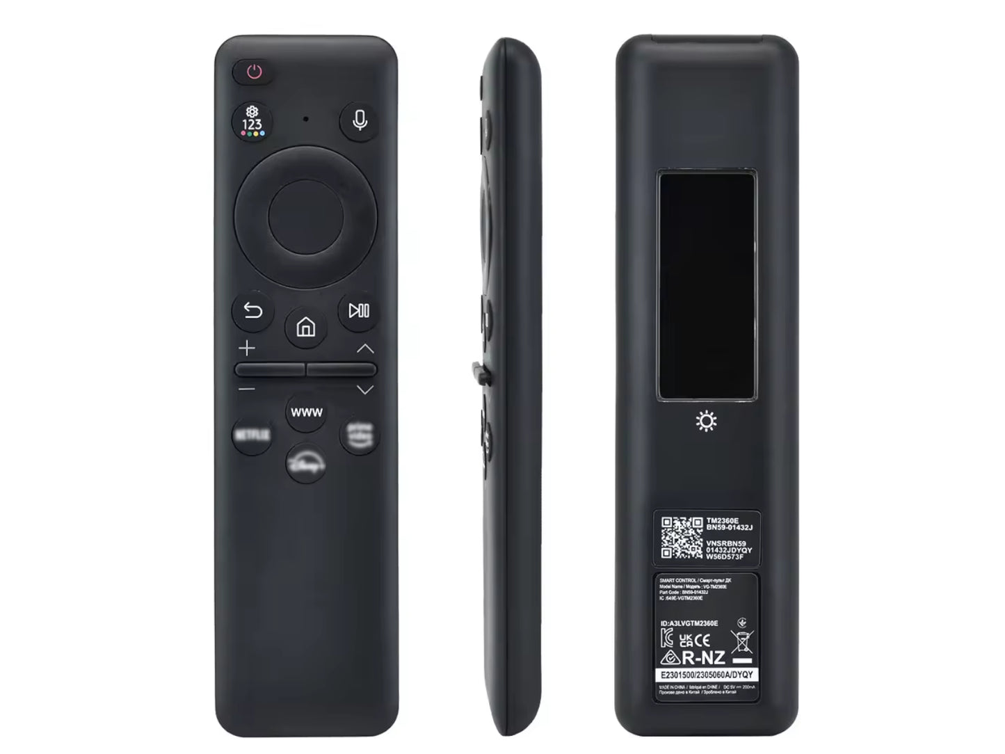 Compatibile telecomando di ricambio SAMSUNG BN59-01432J, BN59-01432A, SUB BN59-01455C, BN59-01455F BN59-01456M, VOICE, SOLAR, USB-C