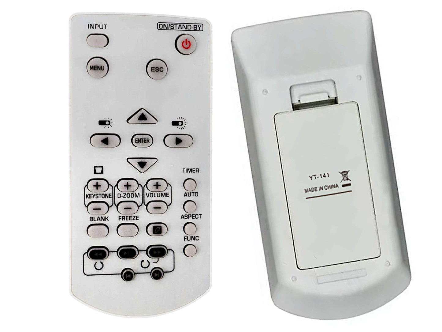 Compatibile telecomando di ricambio CASIO YT-141, 10534055, SUB YT-140, 10480103, 10522118
