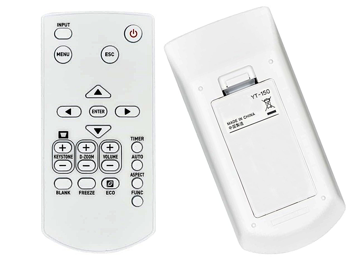 Compatibile telecomando di ricambio CASIO YT-150, YT-151, YT-160, YT-161, 10506157, 10522119, 10534054, 10605939, 10542962, 10586064, 10597894