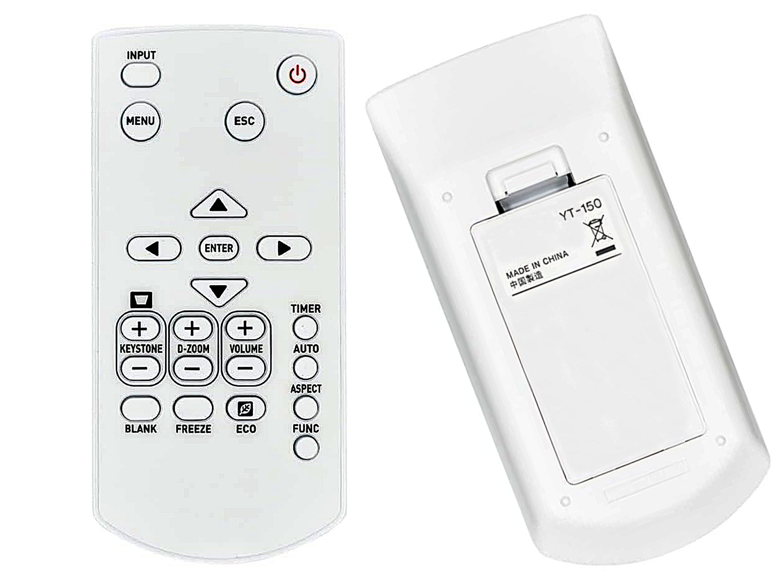 Compatibile telecomando di ricambio CASIO YT-150, YT-151, YT-160, YT-161, 10506157, 10522119, 10534054, 10605939, 10542962, 10586064, 10597894