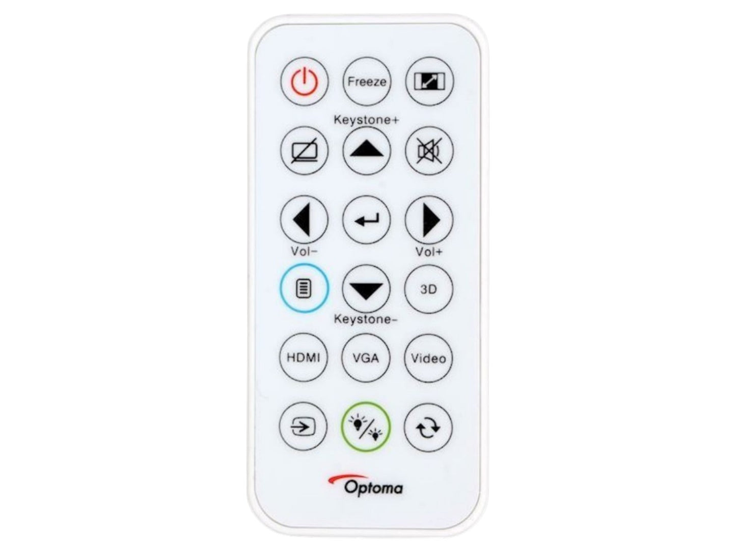 Originale telecomando di ricambio OPTOMA 45.71P01G131
