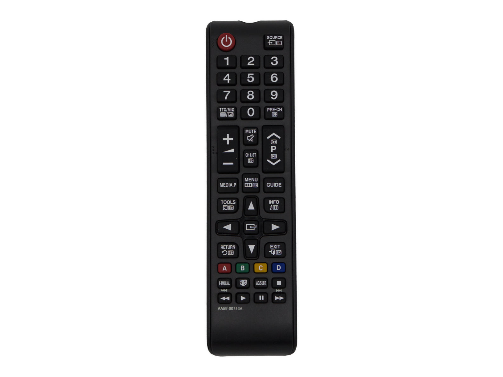 Compatibile telecomando di ricambio SAMSUNG AA59-00743A, AA5900743A