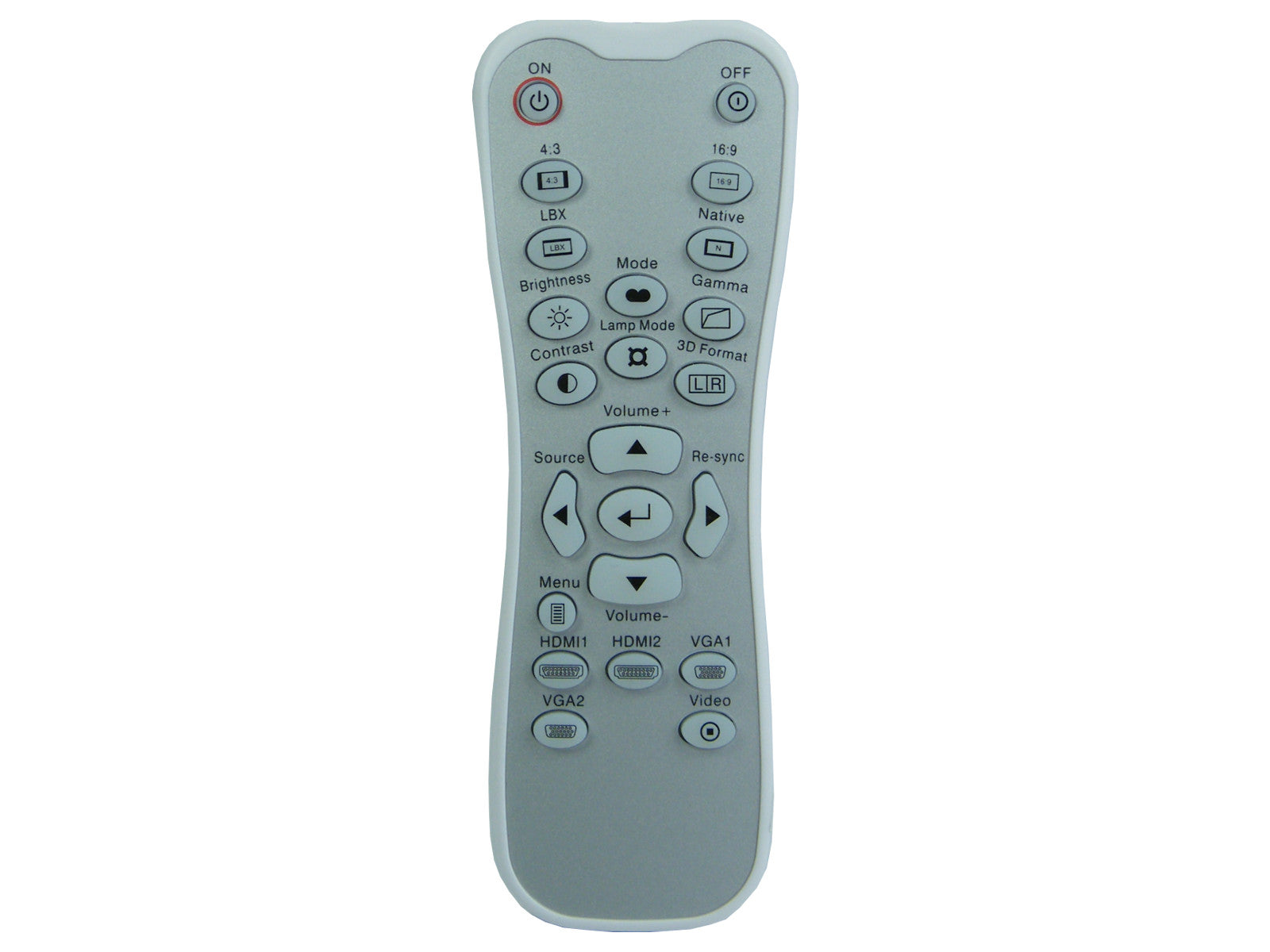 Originale telecomando di ricambio OPTOMA BR-3069B, BR-3067B, BR-3060B, BR-3037B, 45.8RU01G002, 45.8RU01G001, 45.8KZ01G001