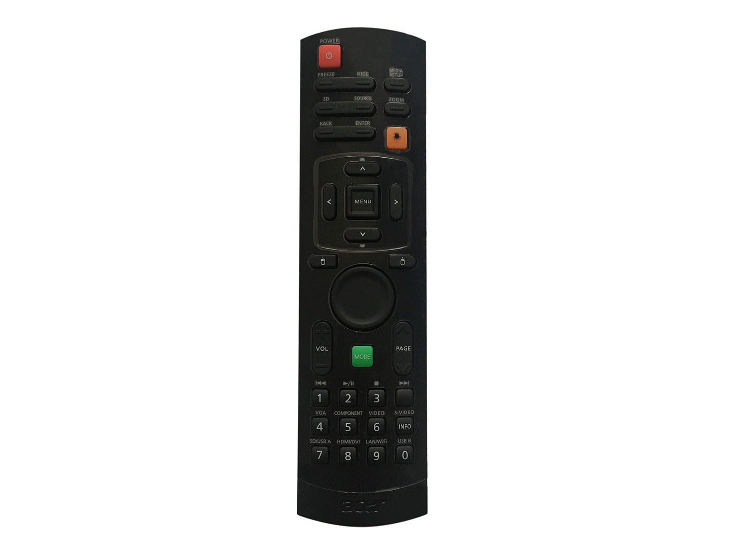 Originale telecomando di ricambio ACER MC.JH211.001, VZ.K2400.001, VZ.K2400.002, A-38110, A-38010, A-38021
