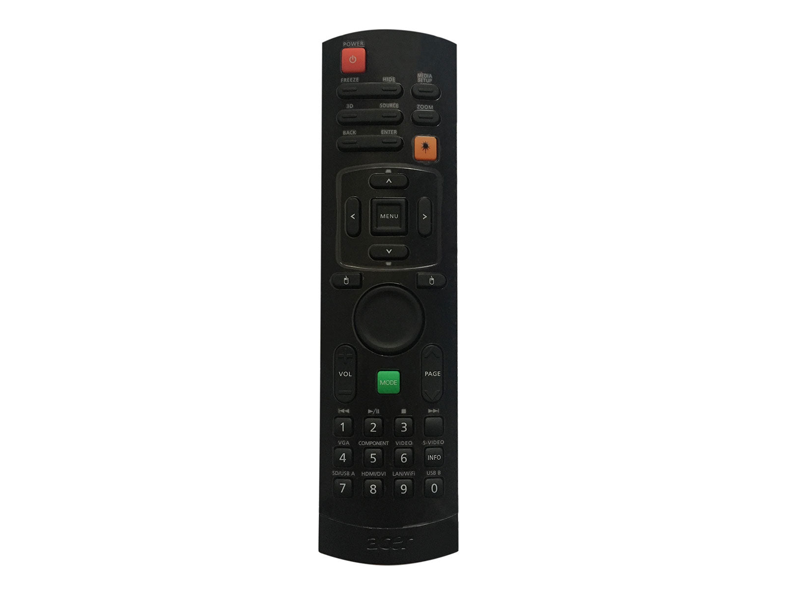 Originale telecomando di ricambio ACER MC.JH211.001, VZ.K2400.001, VZ.K2400.002, A-38110, A-38010, A-38021