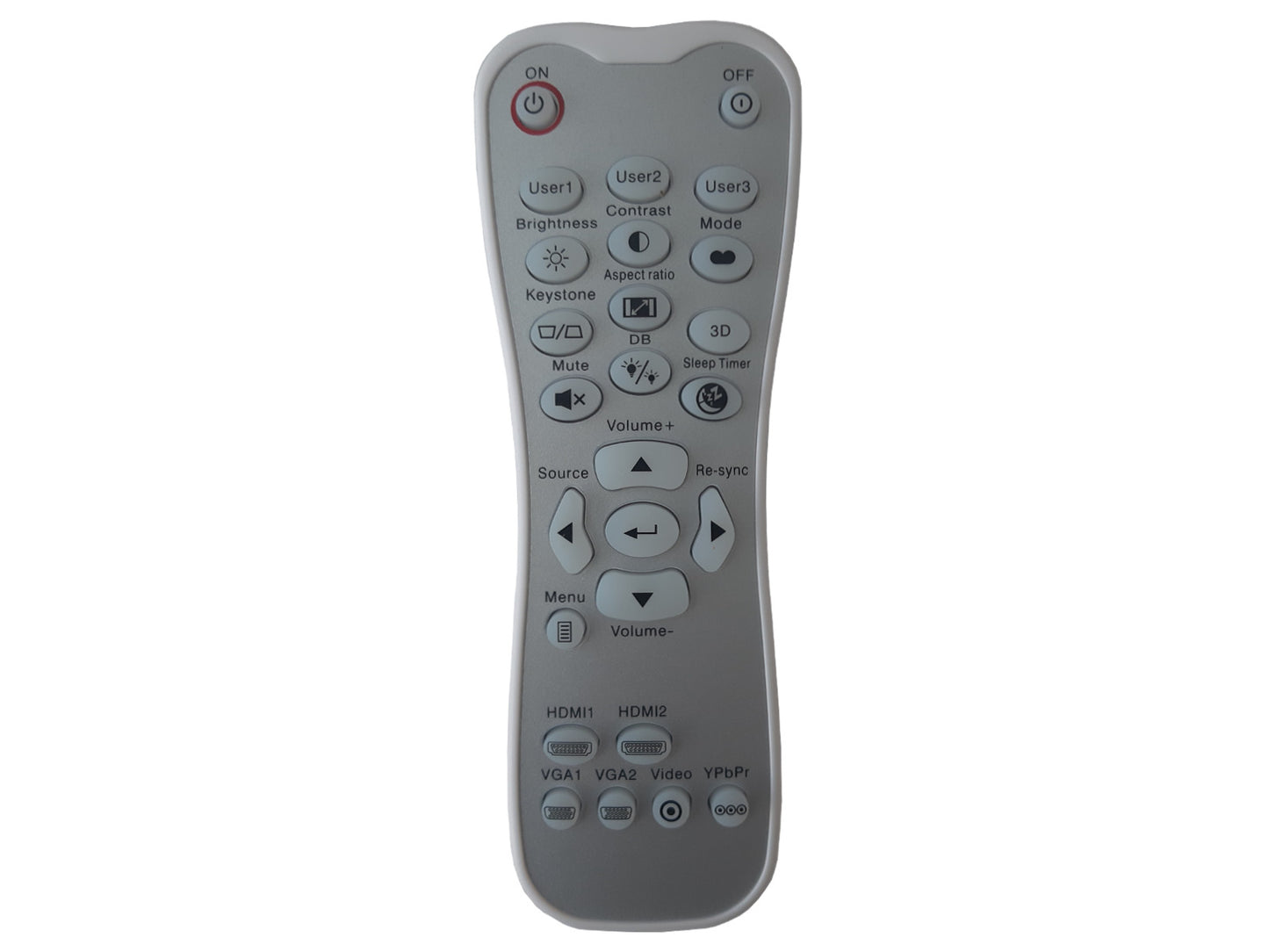 Originale telecomando di ricambio OPTOMA BR-3003B, BR-3003W, SP.8ZE01GC01, 45.8ZE01G002, 45.8ZE01G001, 45.78V01G002, 5041846700, L-27-5Key