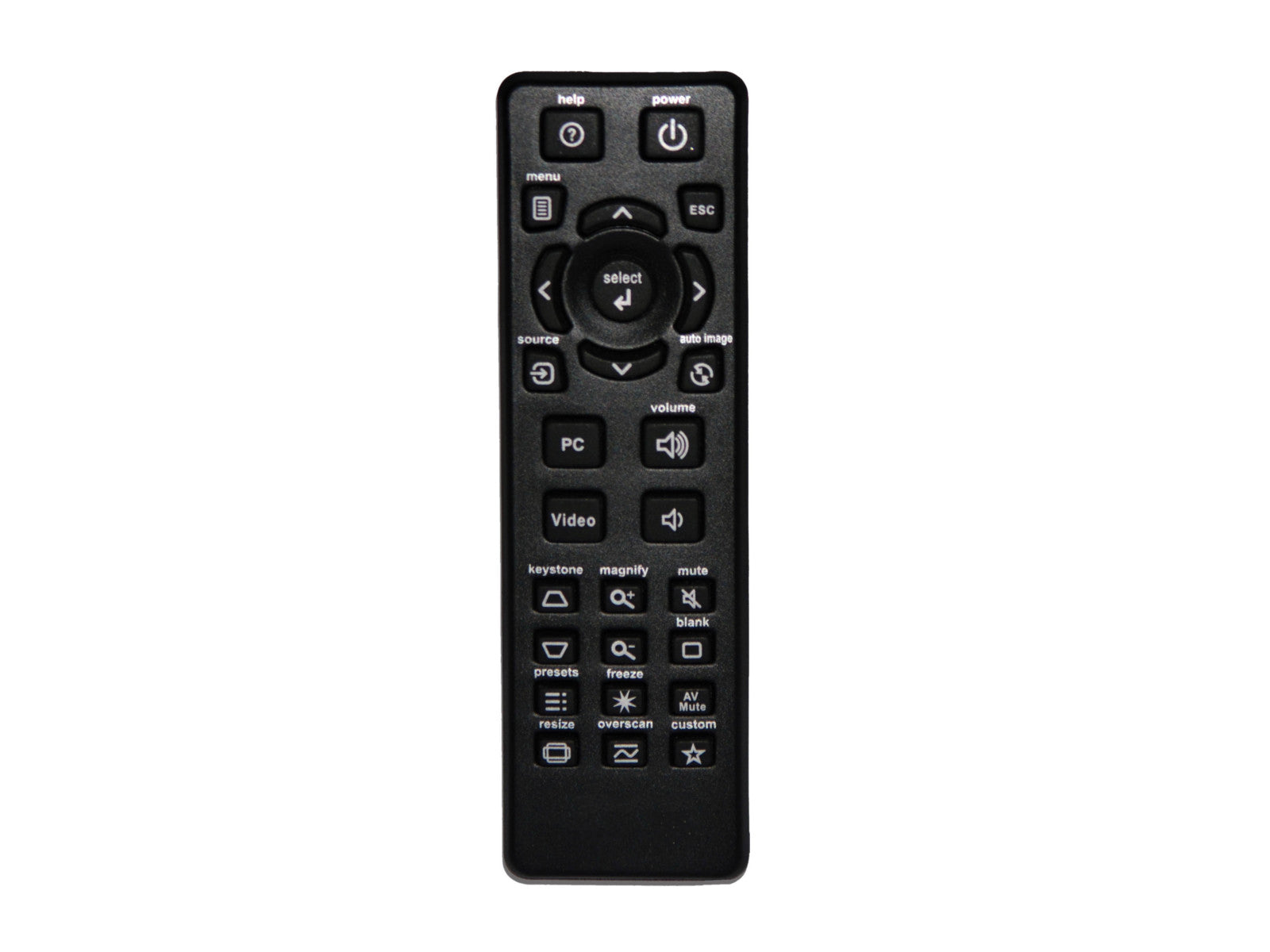 Compatibile telecomando di ricambio INFOCUS HW-NAVIGATOR-4, J8947-0319-00, PPREM005
