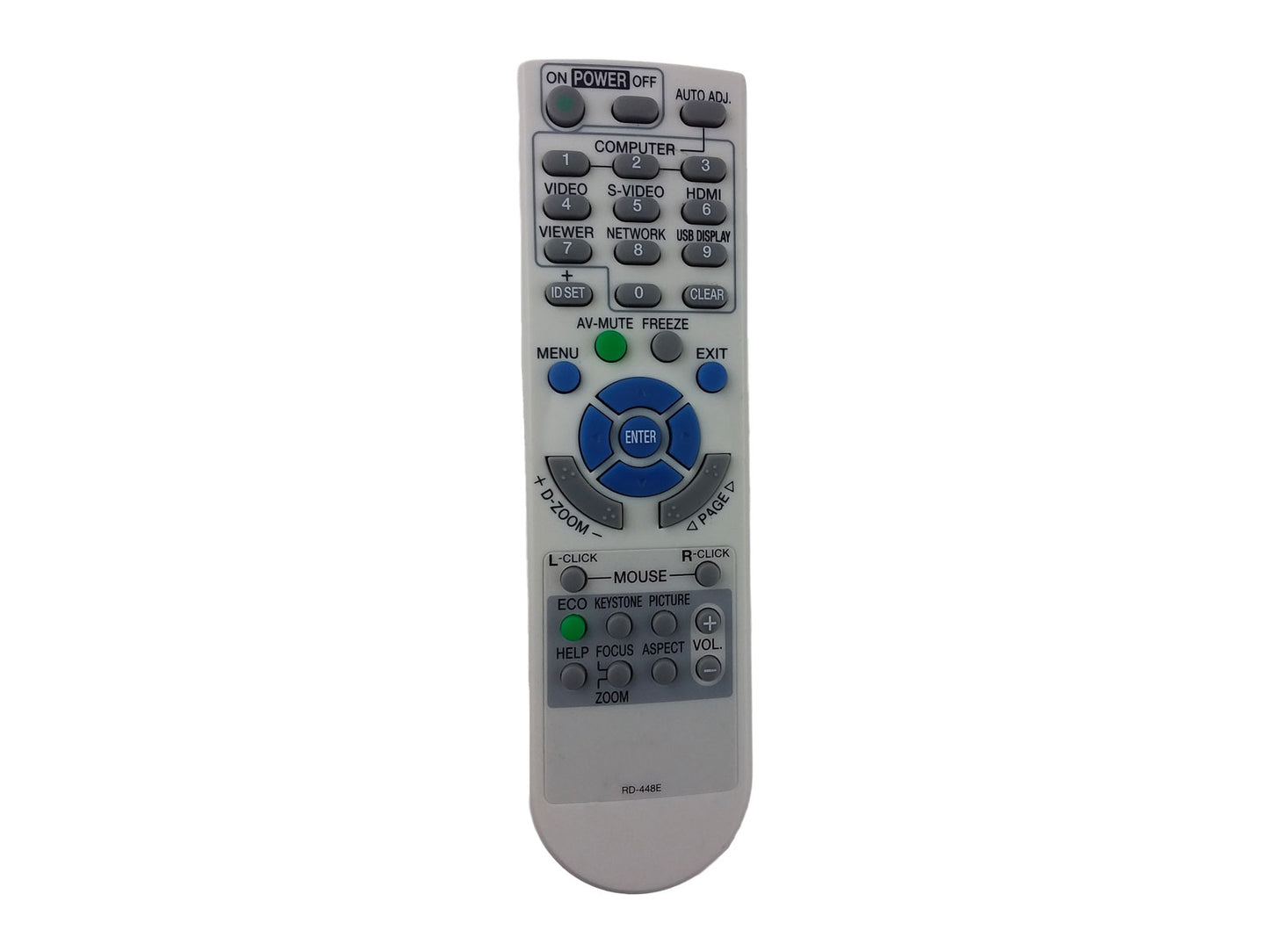 Compatibile telecomando di ricambio NEC RD-448E, 7N900921, RMT-PJ31, RD-443E, 7N900731, 7N900881, RD-450C, RMT-PJ30, 7N900922