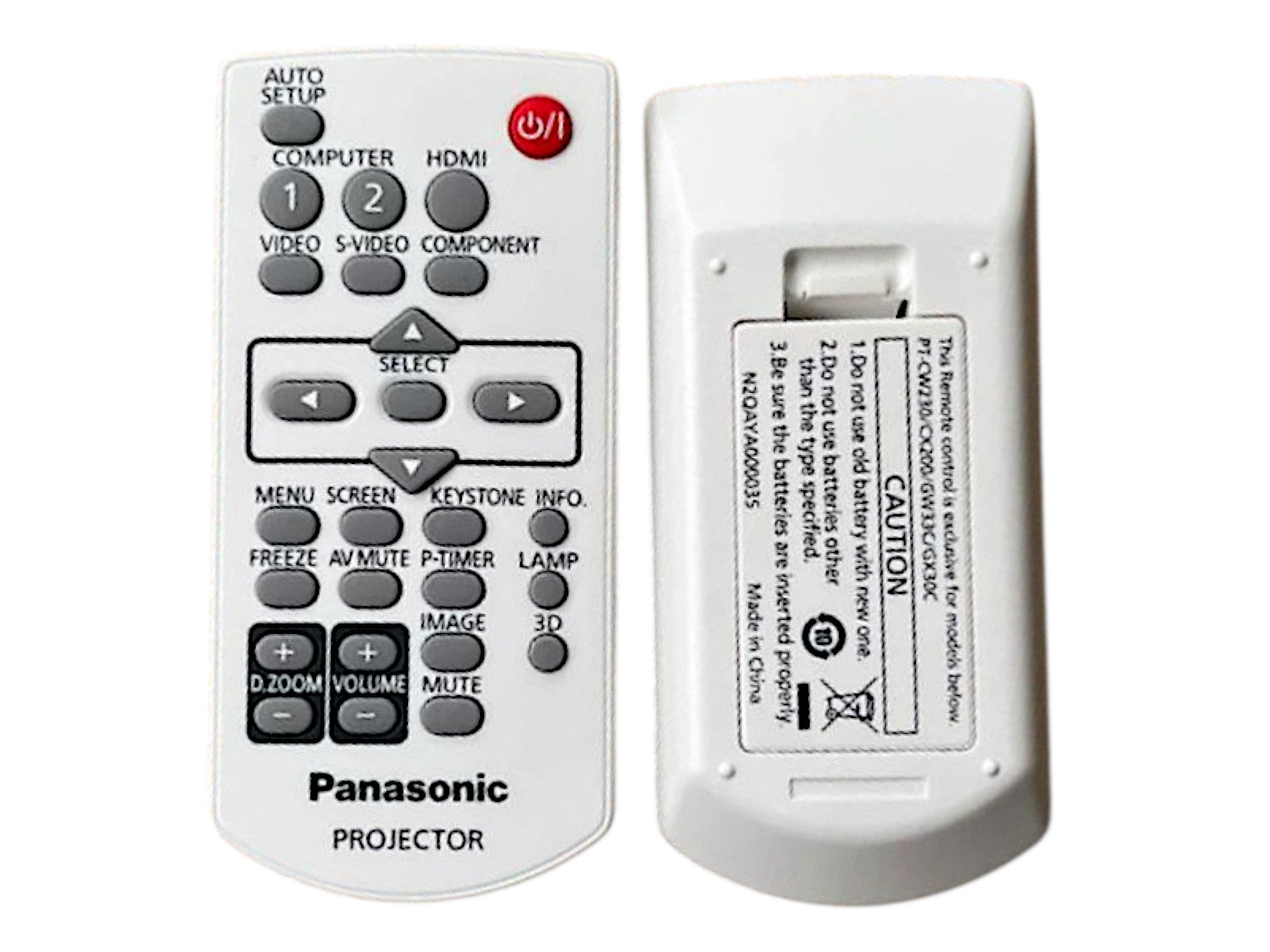 Originale telecomando di ricambio PANASONIC 6451054586, N2QAYA000035