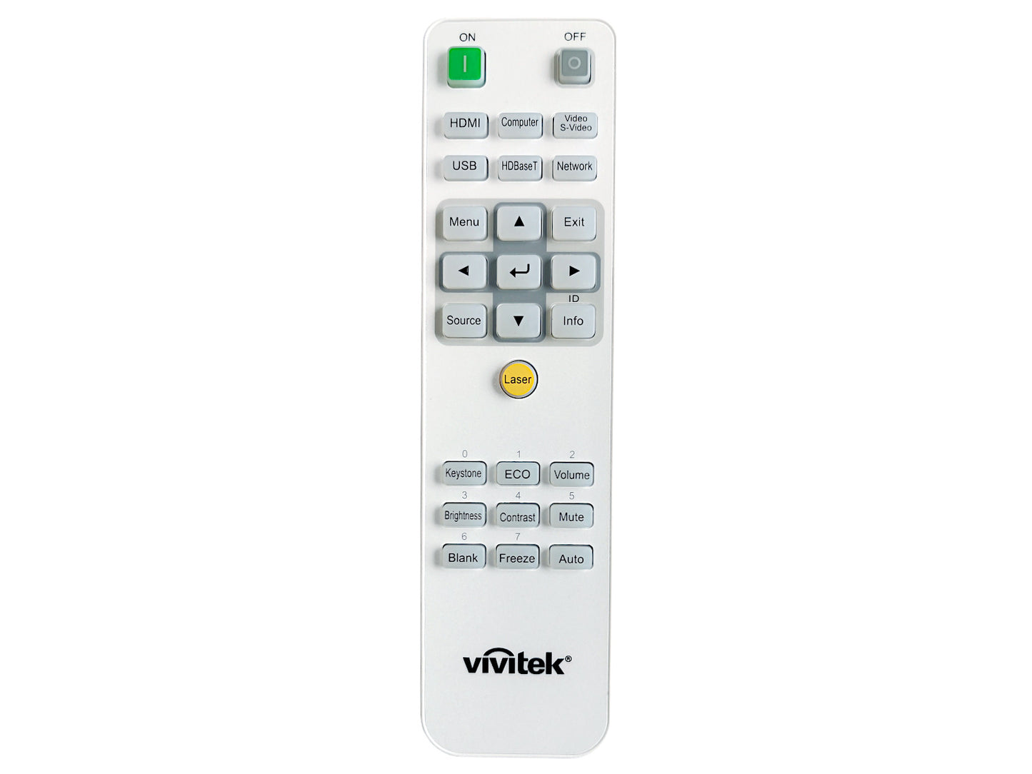 Originale telecomando di ricambio VIVITEK 5042149002, 5042149001