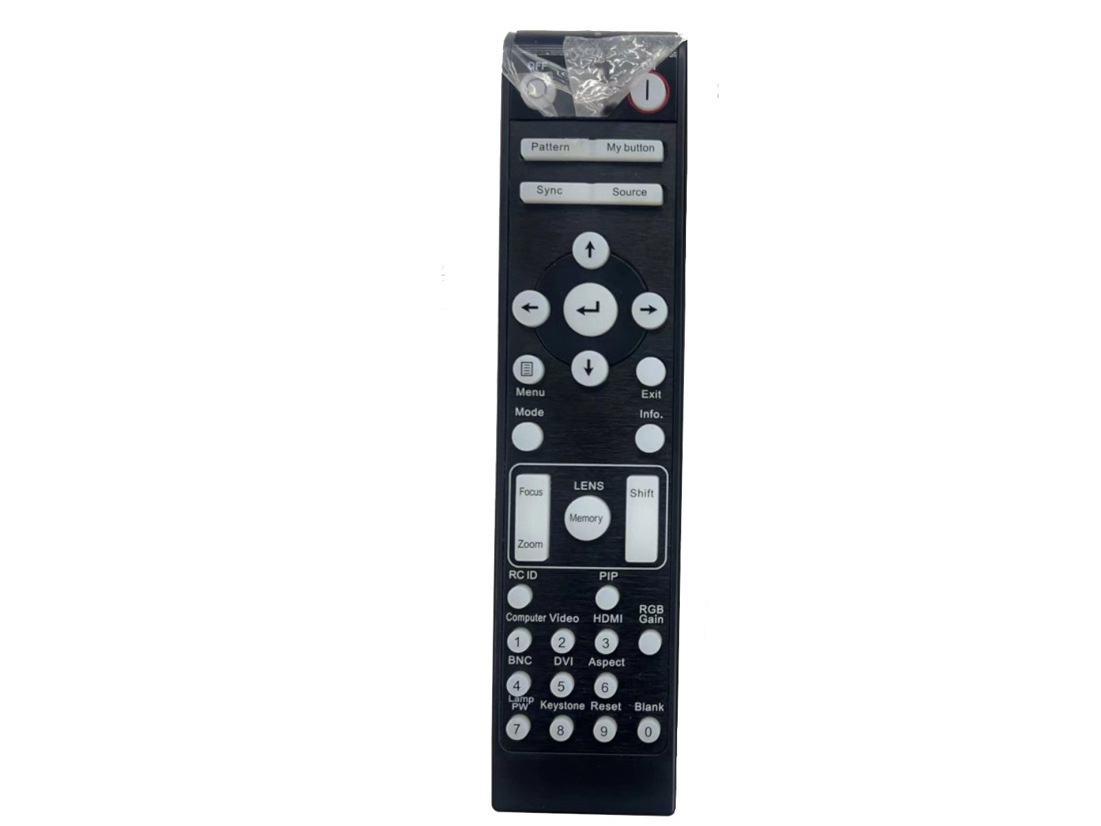Originale telecomando di ricambio OPTOMA BR-3078B, 45.72P01G001